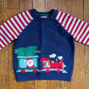 Baby Boden Christmas Sweater (12-18 months)